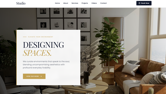 STUDIO - Interior Designers Theme 03 Preview